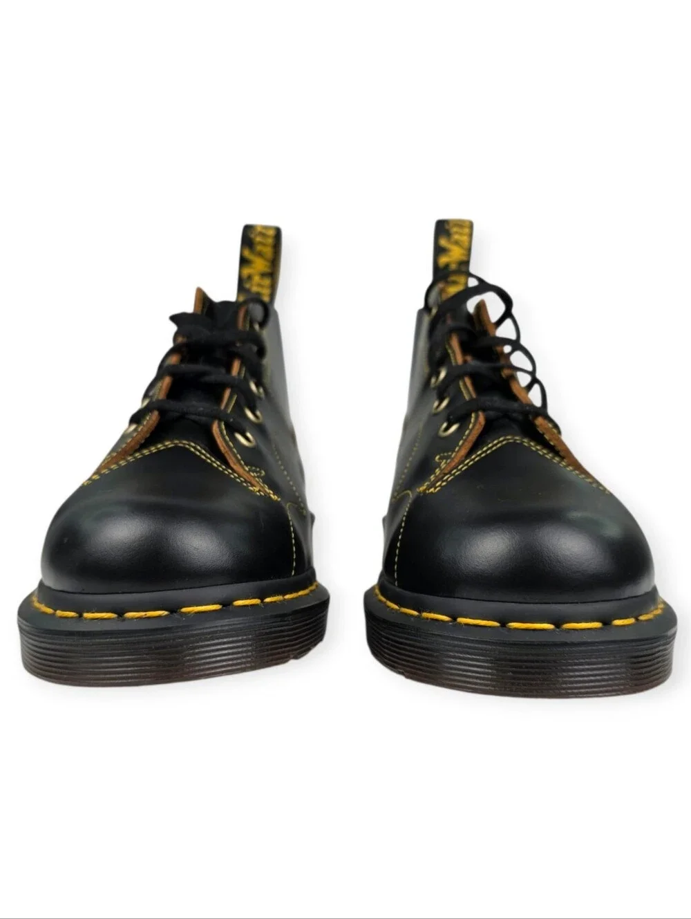 Dr. Doc Martens Church Monkey Boots Men's Size 7 Women's 8 Black EUC * No Box*